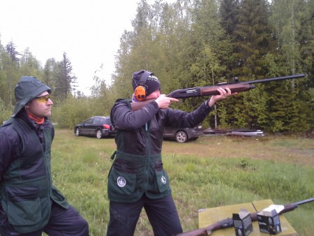 Ulrika med coach Håkan